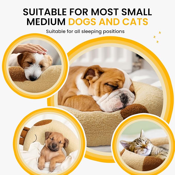 Dog Pillow - Soft Neck Pillow for Dogs, Washable Dog Calming Pillows for Better - Image 7