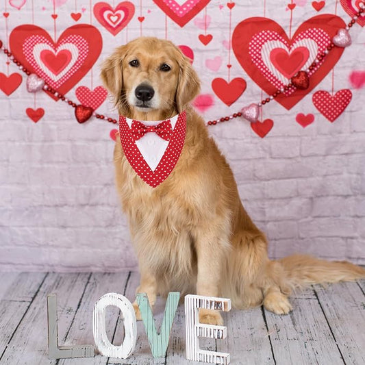 ADOGGYGO Valentine Dog Tuxedo Bandana - Image 2