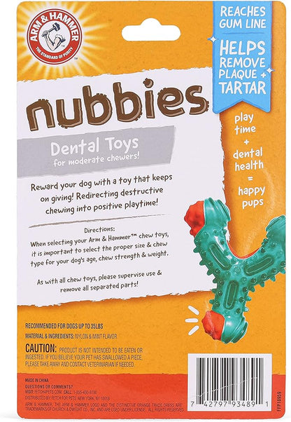ARM & HAMMER for Pets Nubbies Wishbone Dog Dental Toy| Best Dog Chew Toy for - Image 8