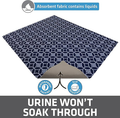 Drymate Cat Litter Box Mat, Litter Trapping Mat, Waterproof, Urine-Proof - Image 3