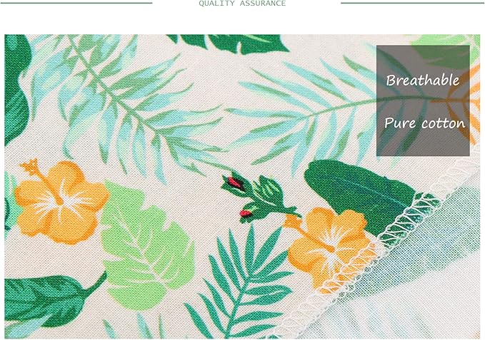 ARING PET Summer Dog Bandanas, Autumn Leaf Floral Kerchief Triangle Bibs Scarf - Image 2