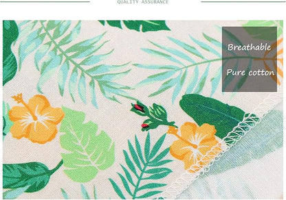 ARING PET Summer Dog Bandanas, Autumn Leaf Floral Kerchief Triangle Bibs Scarf - Image 2
