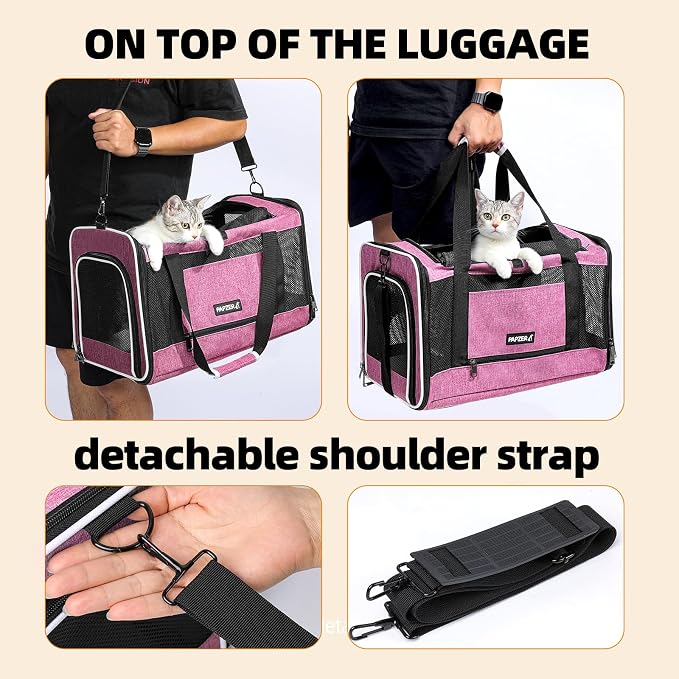 Cat Carrier Soft-Sided Travel Bag - Image 5