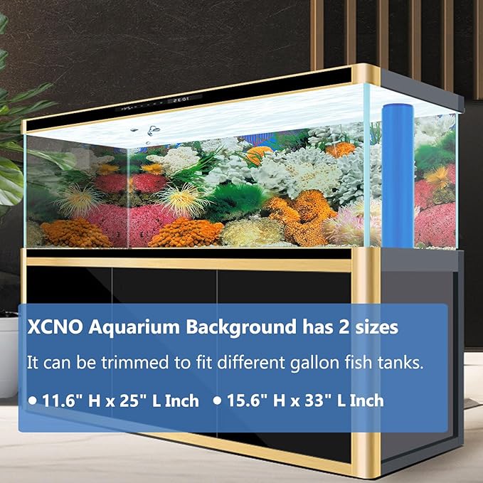 Aquatic Plant Aquarium Background Sticker Coral HD Fish Backgrounds - Image 2