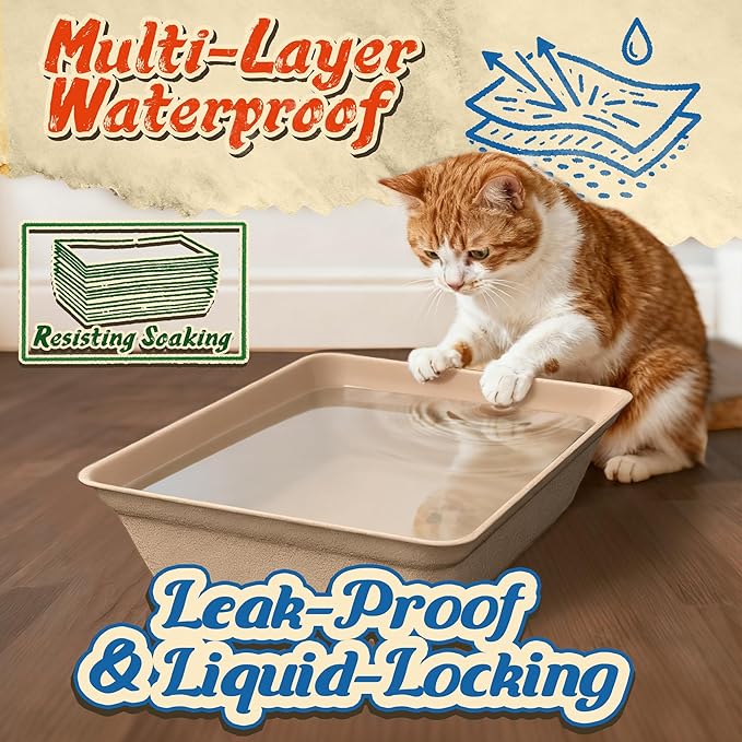 16-Pack Disposable Litter Boxes - Image 3