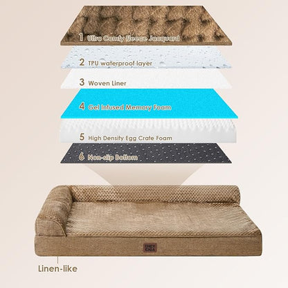 EHEYCIGA Large Dog Bed Memory Foam - Image 5