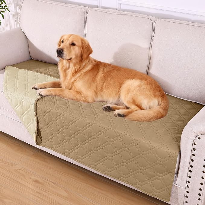 hyha Waterproof Dog Bed Blanket, Soft Pet Blankets, Waterproof Couch Cover by hyha