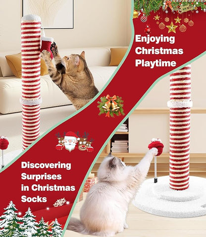 Christmas Cat Scratching Post, Christmas Cat Scratcher - Image 4