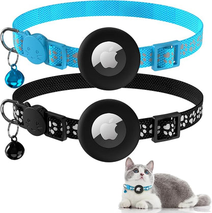 Vanjua 2 Pack Airtag Cat Collar Breakaway by Vanjua
