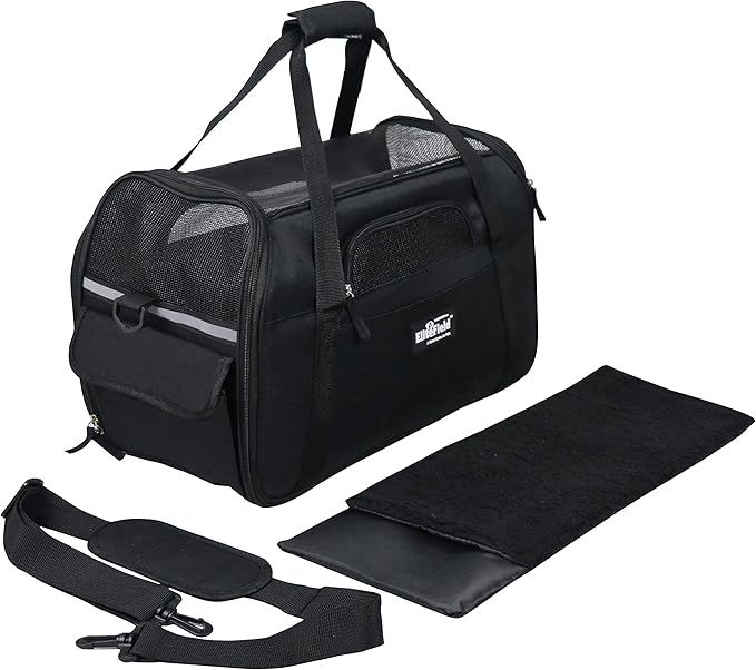 EliteField Soft Pet Carrier Soft Sided Dog Puppy Cat Carrier Travel Bag - Image 4