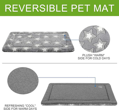 EMPSIGN Fancy Dog Bed Mat, Pet Bed Pad Reversible, Machine Washable Crate Pad - Image 3