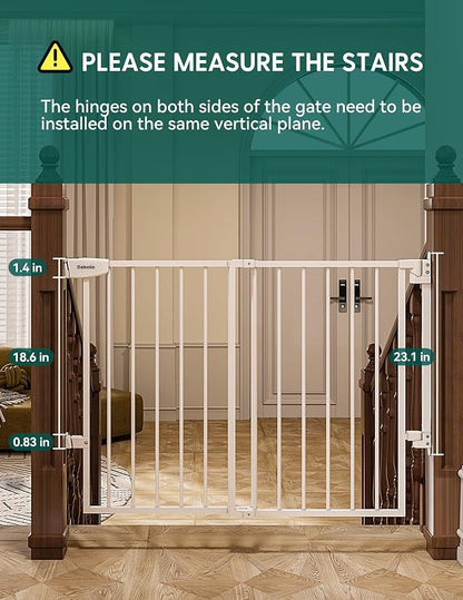 Babelio 29.7-46.5" No Bottom Bar Baby/Dog Gate - Image 5