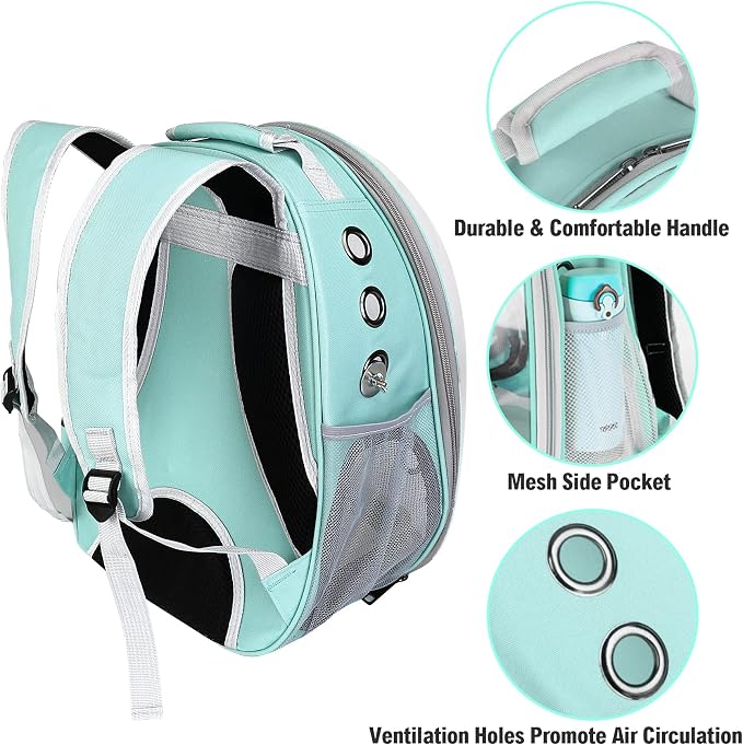 Bird Backpack Carrier with Perch, Portable Wild Bird Travel Cage Bag, Parrot - Image 3