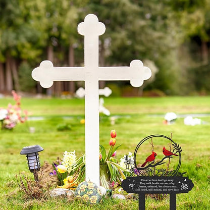 Cardinal Grave Decorations for Cemetery, Metal Memorial Stakes Grave - Image 4