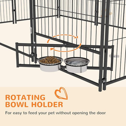 PawHut Outside Dog Kennel, 6.9' x 4.6' x 5' Puppy Play Pen - Image 5