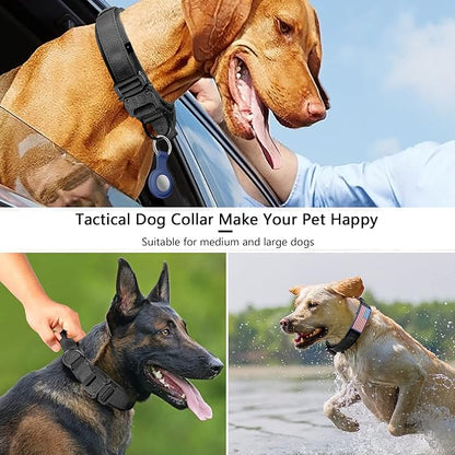 DAGANXI Tactical Dog Collar, Adjustable Military Training Nylon Dog Collar - Image 6