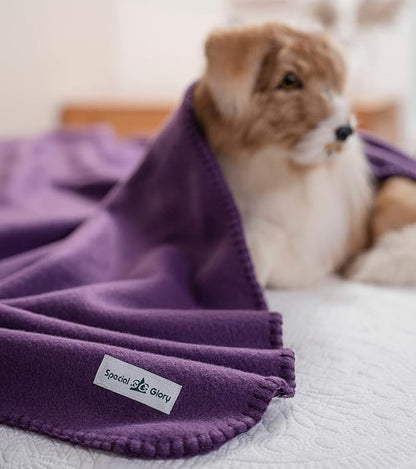 Fleece Throw Blanket Set Bulk for Travel Kids Outdoor Wedding Pet - Image 7