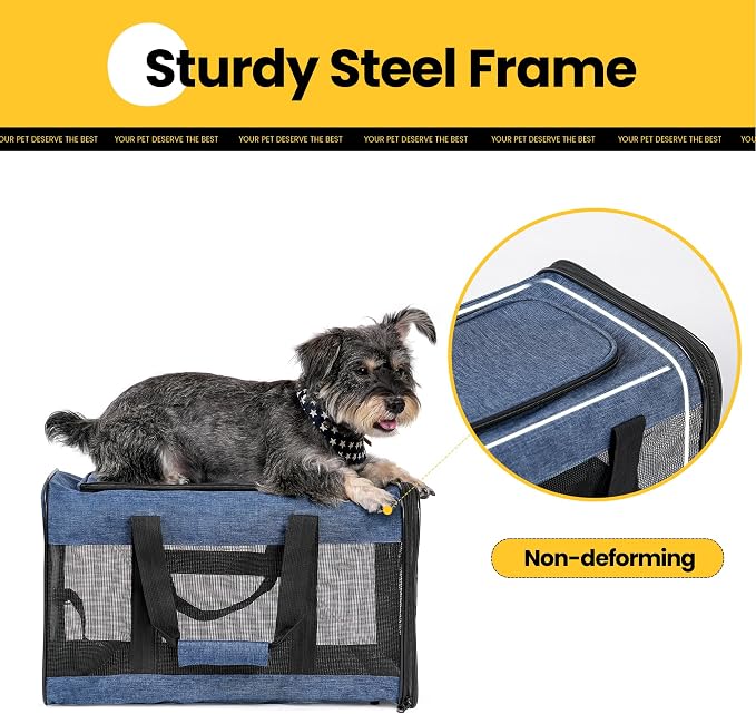 Cat Carrier Airline Approved, Soft-Sided Dog Carrier - Image 8