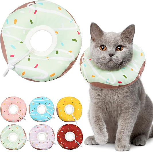 Cat Cone Collar Soft, Waterproof Cat Recovery Collars Spay Cones to Stop by Hpetppy