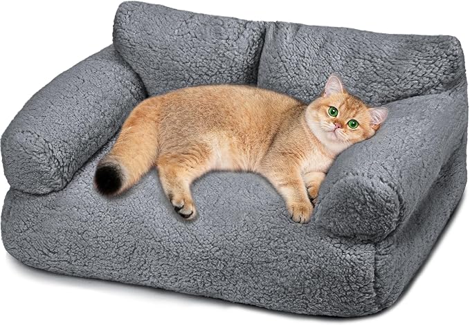 Large Cat Beds for Indoor Cats, Dog Couch Bed, Cute Cat Couch Sofas for Less - Image 2