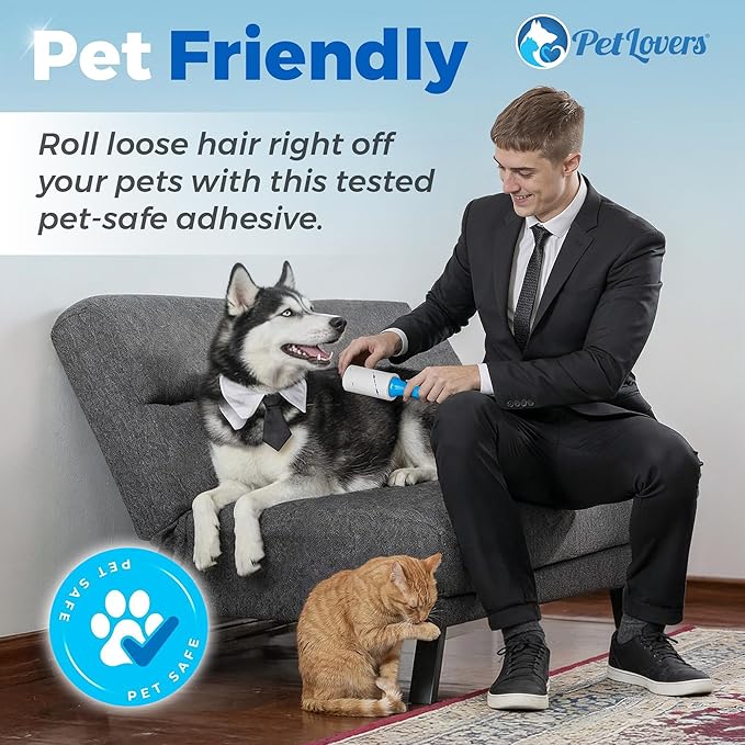 PetLovers Extra Sticky Lint Roller Value Set 270 Sheets - Image 4