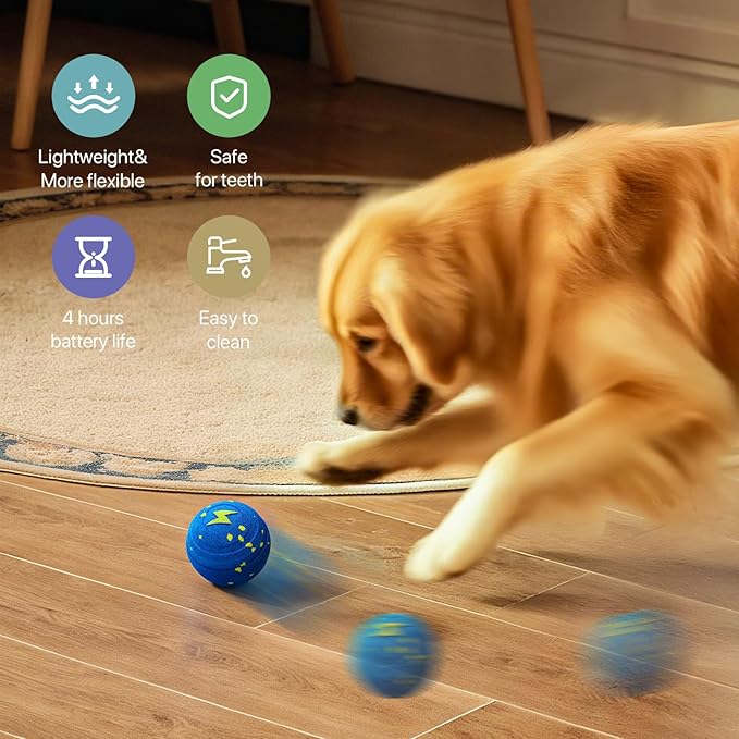 Interactive Dog Toys Balls Moving - Image 2