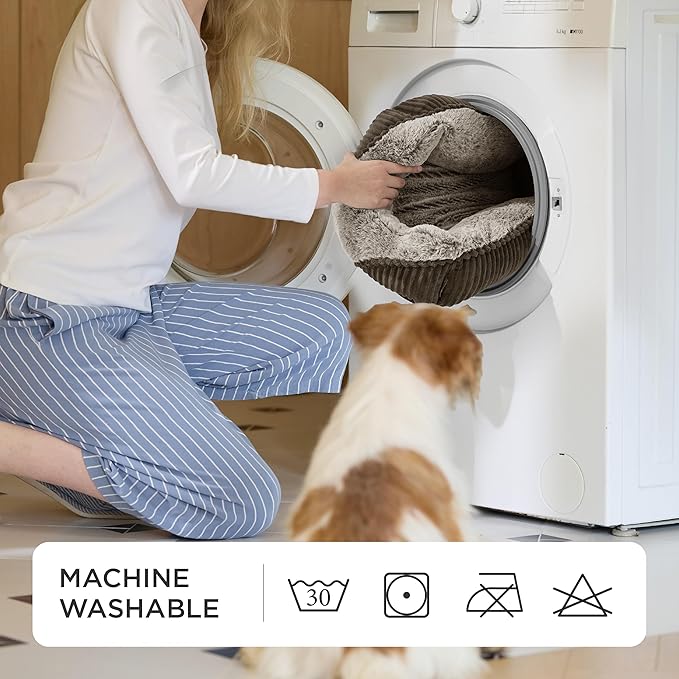 Bedsure Washable Dog Bed Medium Size Dog - Image 5
