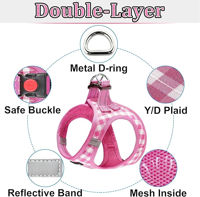 Dog Harness Step-in Breathable Puppy Cat Dog Vest Harnesses - Image 2