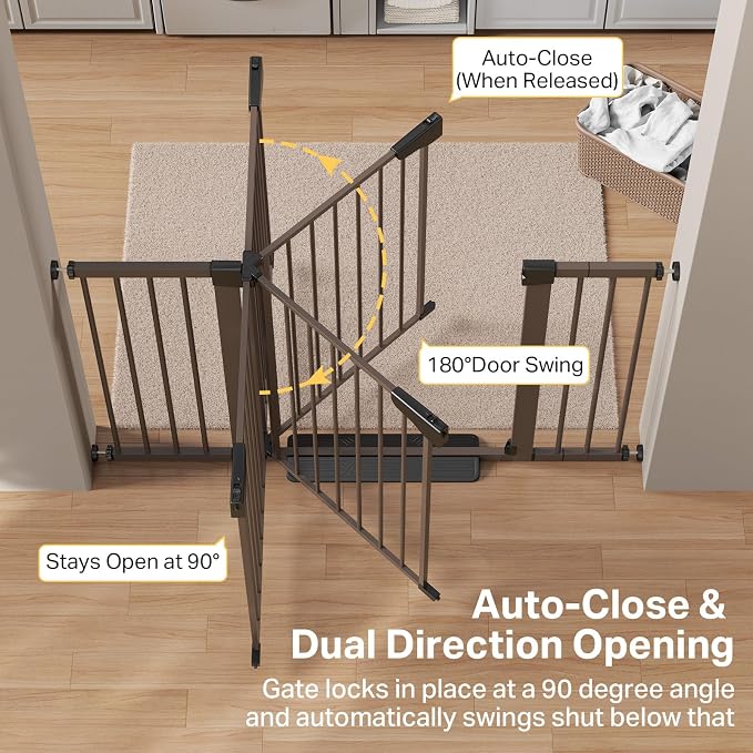 Cumbor 2 Pack 29.7"-51.5" Extra Wide Baby Gate - Image 5