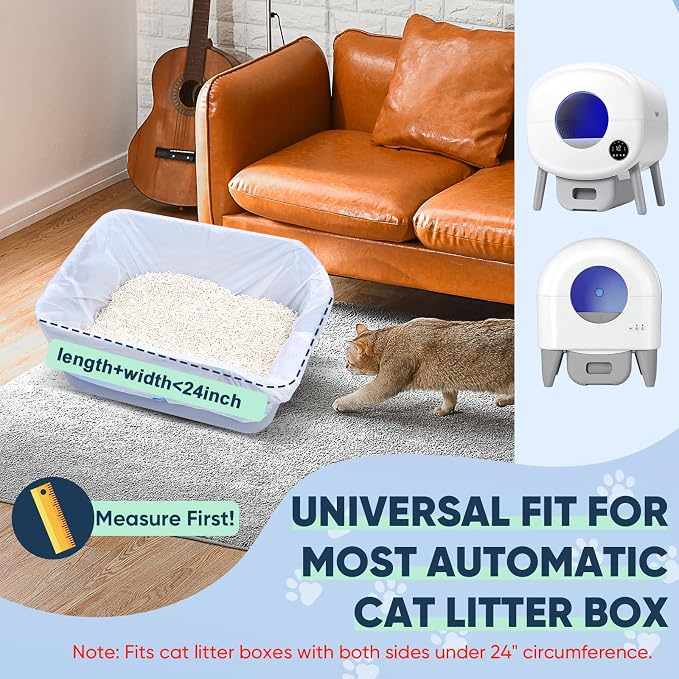 160 Count Cat Litter Box Liners Compatible - Image 3