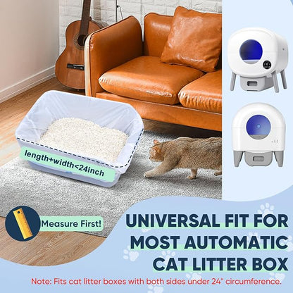 160 Count Cat Litter Box Liners Compatible - Image 3