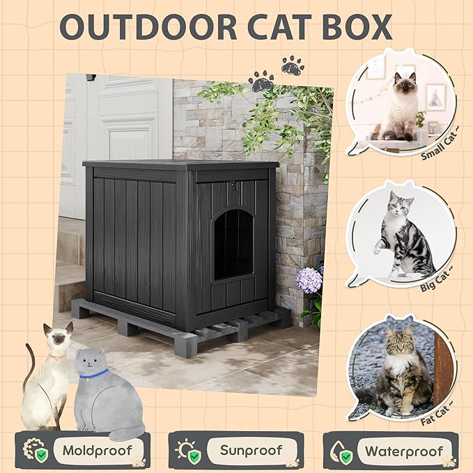 Cat Litter Box Enclosure, Hidden Litter Box - Image 3