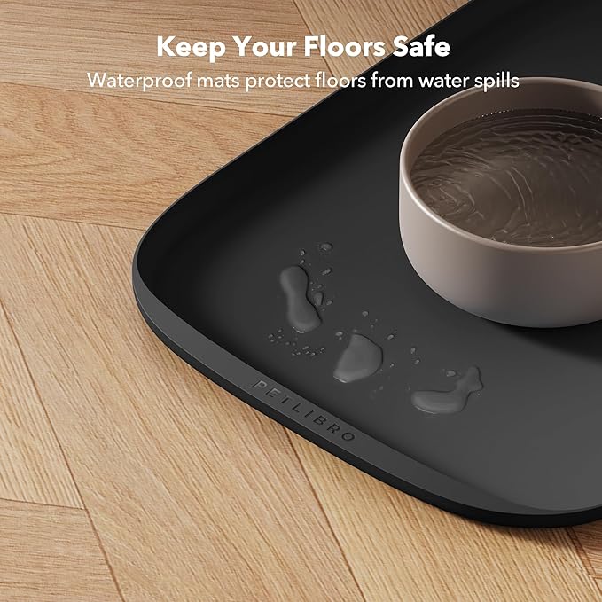 PETLIBRO Dog Food Mat, Silicone Non-Slip Waterproof Cat Food Mat - Image 5
