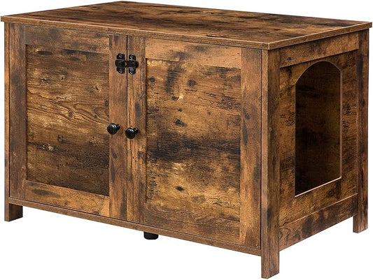 HOOBRO Litter Box Enclosure, Cat Litter Box Furniture by HOOBRO