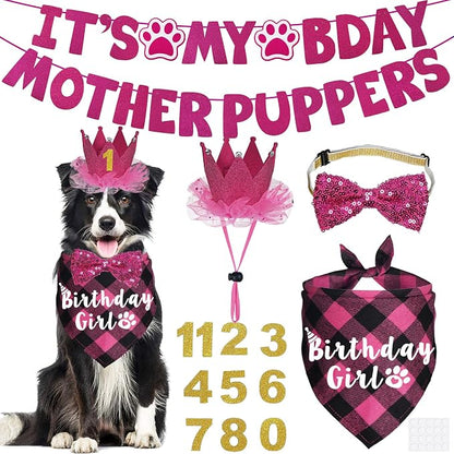 Dog Birthday Decorations by JOTFA