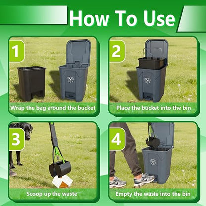 Dog Poop Outdoor Trash Can - Image 6