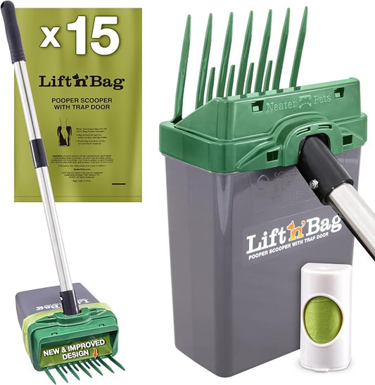 Neater Pet Brands Lift N’ Bag 2.0 Dog Pooper Scooper by NeaterPetBrands