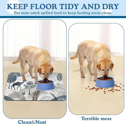 Watercolor Desert Camel Pet Feeding Mat - Image 5
