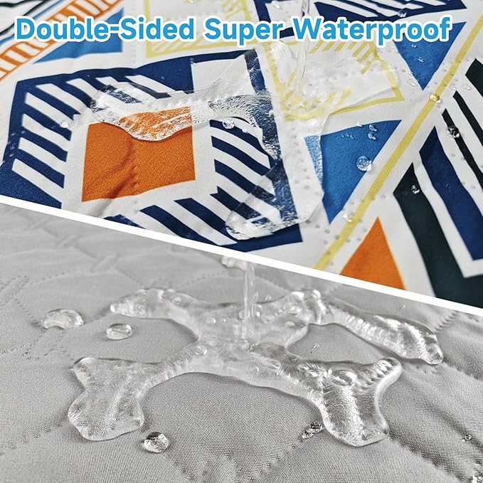 Waterproof Dog Blanket, Bohemian Dog Bed Cover Pet Blanket, Reversible Sofa - Image 2