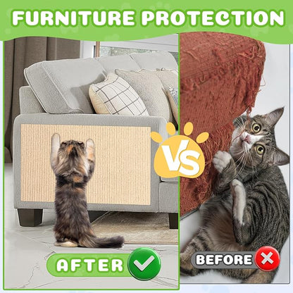 196.8x15.8 Cat Wall Scratcher Mat - Image 2