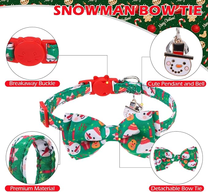 EXPAWLORER Christmas Cat Collar Breakaway - Image 3