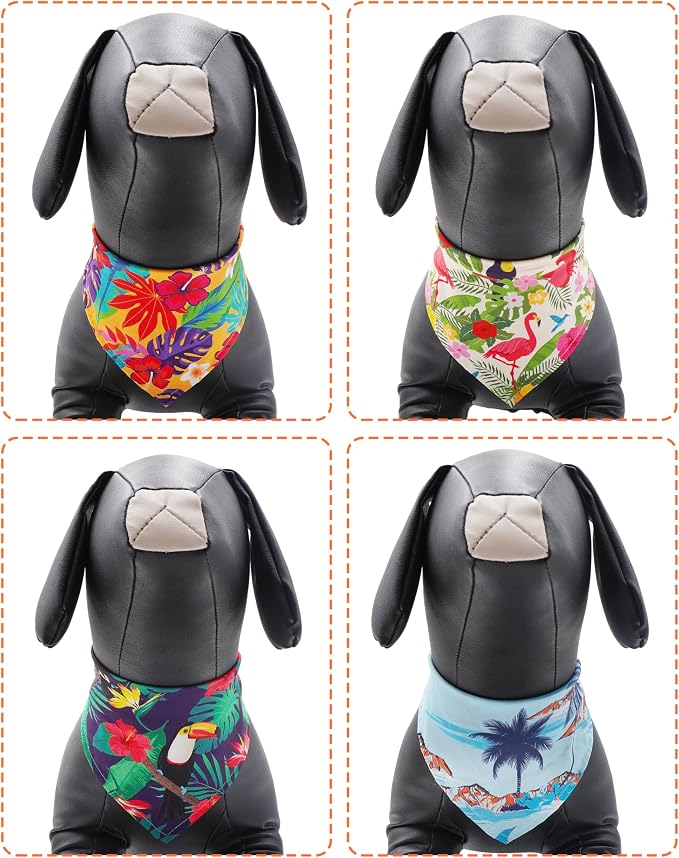 PET SHOW 50 Pack Hawaiian Dog Bandanas Bulk - Image 4