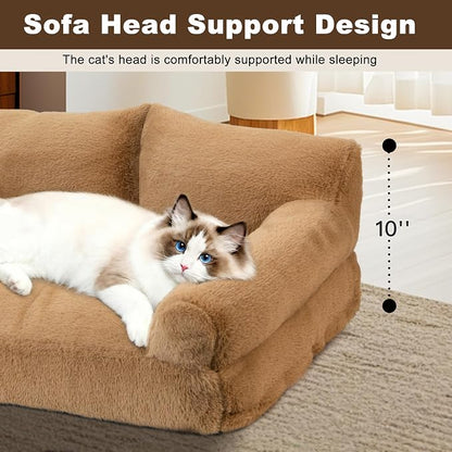 Cat Beds for Indoor Cats, Cat Couch Bed, Cute Cats Sofas for Pets, Small Dog - Image 7