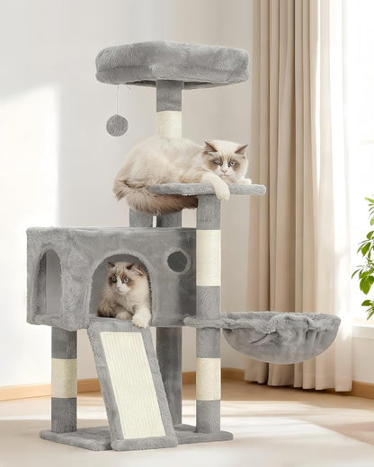 Cat Tree, 41.3" Cat Tower for Indoor Kittens by Gitelnour