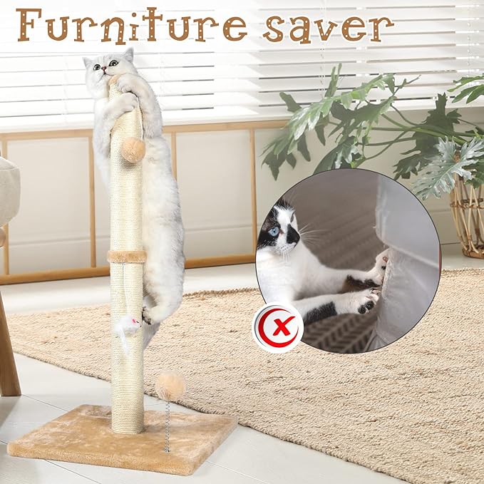 ANWA 32" Tall Cat Scratching Posts - Image 6