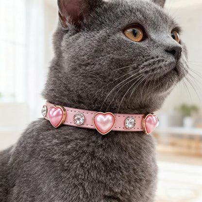 EXPAWLORER Valentine's Day Leather Cat Collar - Image 6