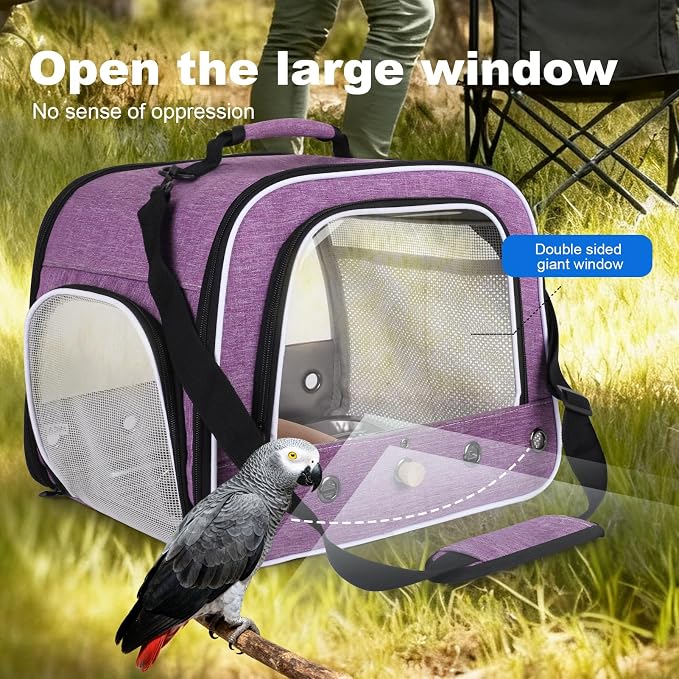halinfer Bird Travel Carrier Cage - Image 6