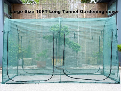 Poray Large Tunnel 10FTx6FT Plant Netting Cover, 6FT Tall Crop Cage Tomato - Image 2