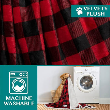 PetAmi Dog Blanket for Bed, XL Pet Blanket Large Dogs, Fleece Furniture Couch - Image 6