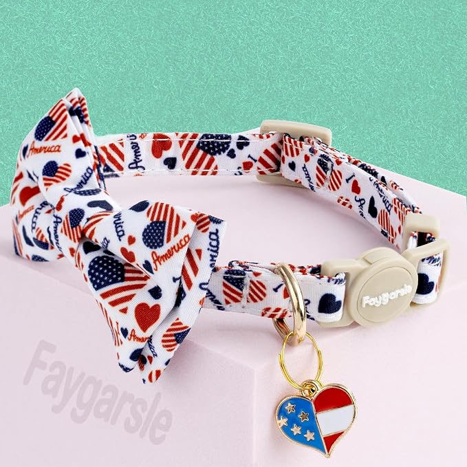 Faygarsle 2 Pack Patriotic Pet Collar Set - Image 4